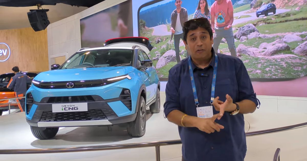 Tata Motors Unveils All-New Tata Nexon iCNG at Bharat Mobility Global Expo