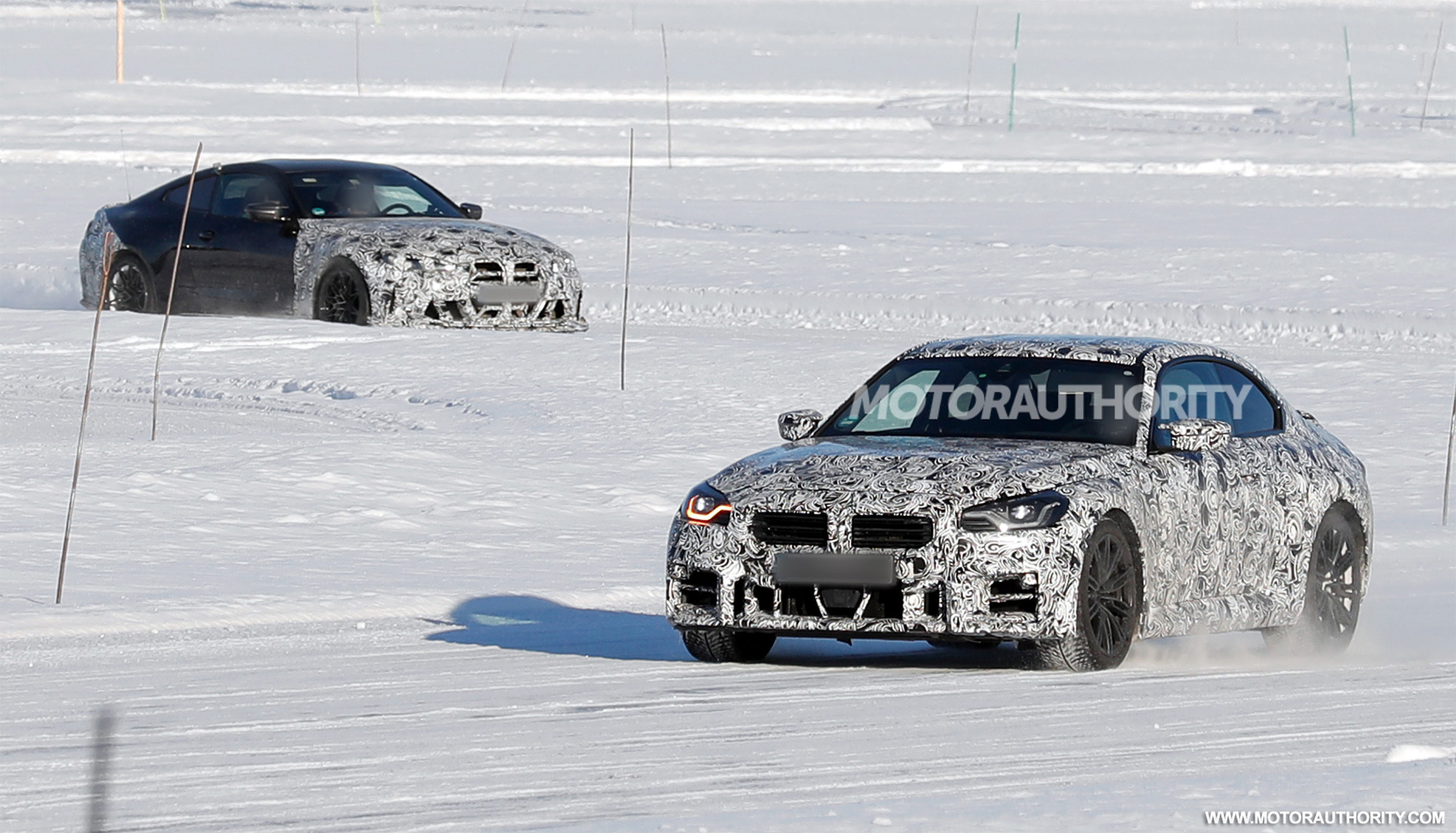 2025 BMW M2 CS spied in the snow