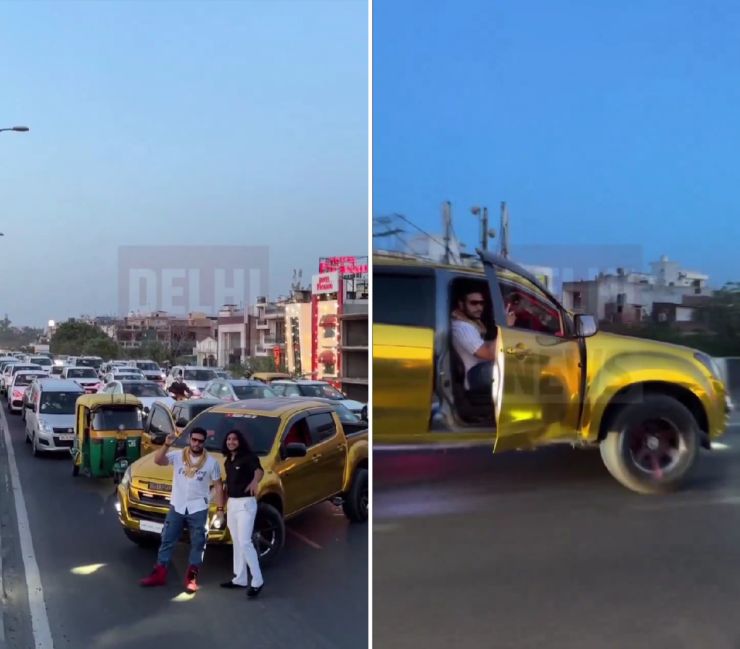 India’s New ‘Gold Man’ Stops Traffic To Make Instagram Reel: Internet Wants Cops To Act