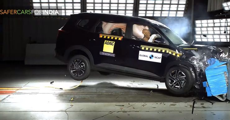 Kia Carens Scores 3 Stars In Global NCAP Crash Test But ‘Body Unstable’ [Video]