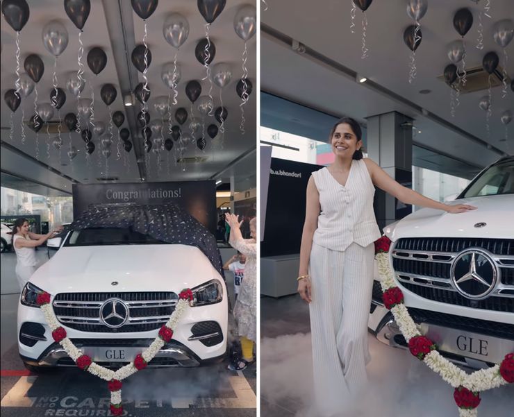 Actress Sai Tamhankar Gifts Herself A Swanky Mercedes Benz GLE On Gudi Padwa [Video]