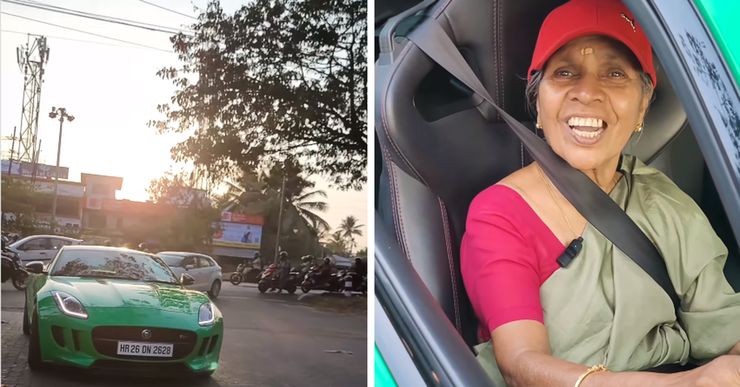 73 Year-Old Grandma Driving Jaguar F-Type Sports Car, Daughter-in-law In BMW Z4! [Video]