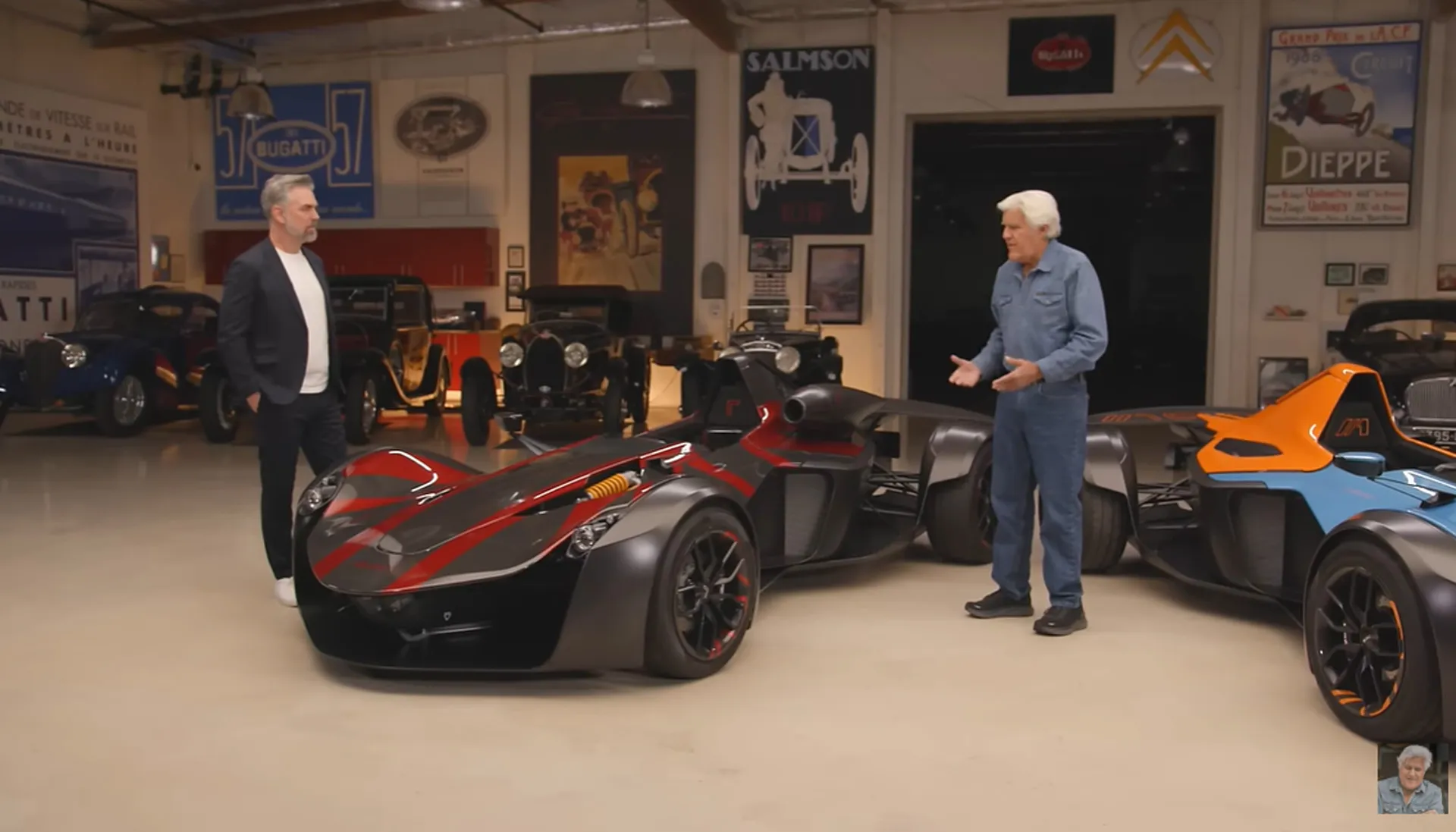 Jay Leno hits the road in the BAC Mono