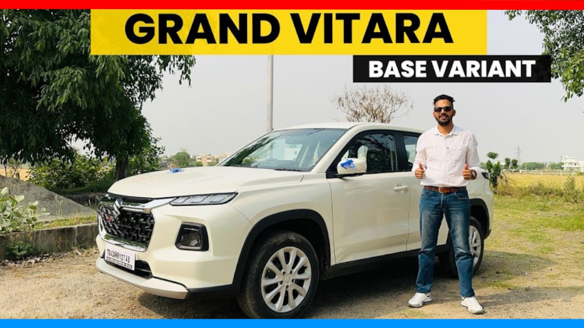 2024 Maruti Grand Vitara: Most Affordable 10.99 Lakh Rupee Variant On Video