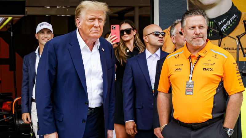 Trump attended Miami Grand Prix as McLaren’s guest