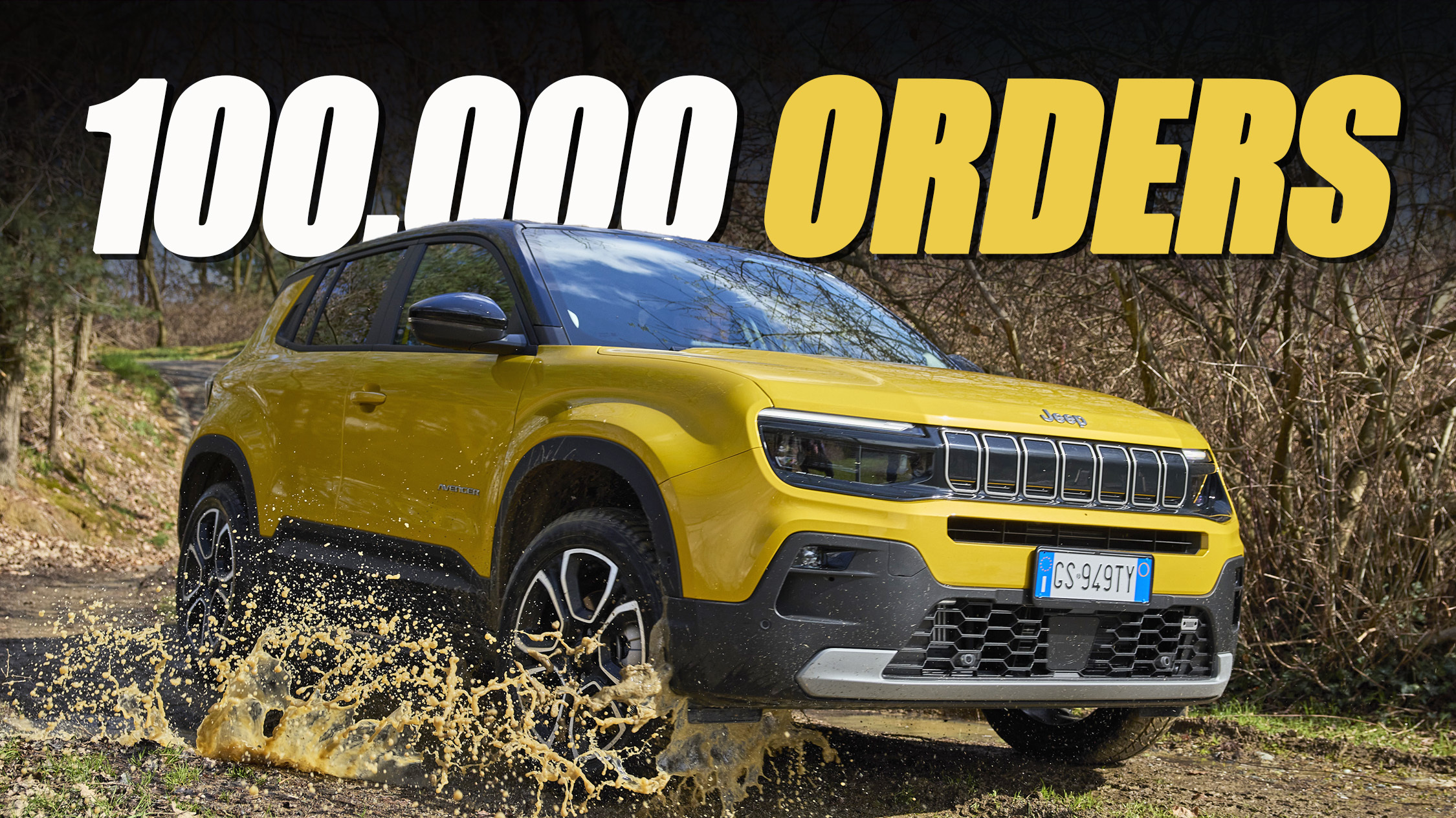 Jeep Avenger Cracks 100,000 Orders In Europe