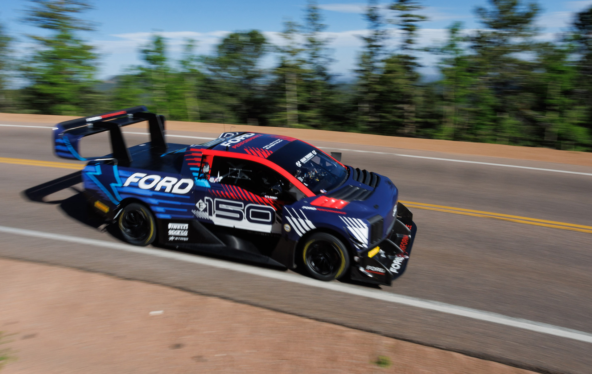 Ford F-150 Lightning SuperTruck dominates 2024 Pikes Peak Hill Climb