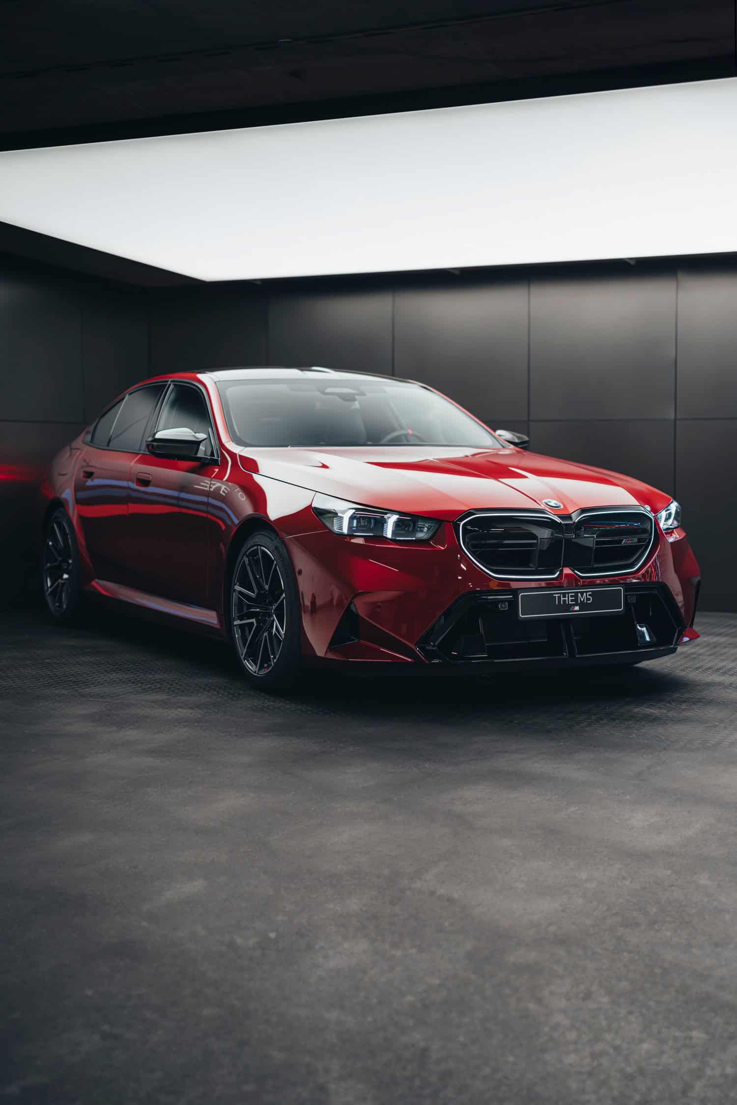 2025 BMW M5 Fire Red Stars In Walkaround Video