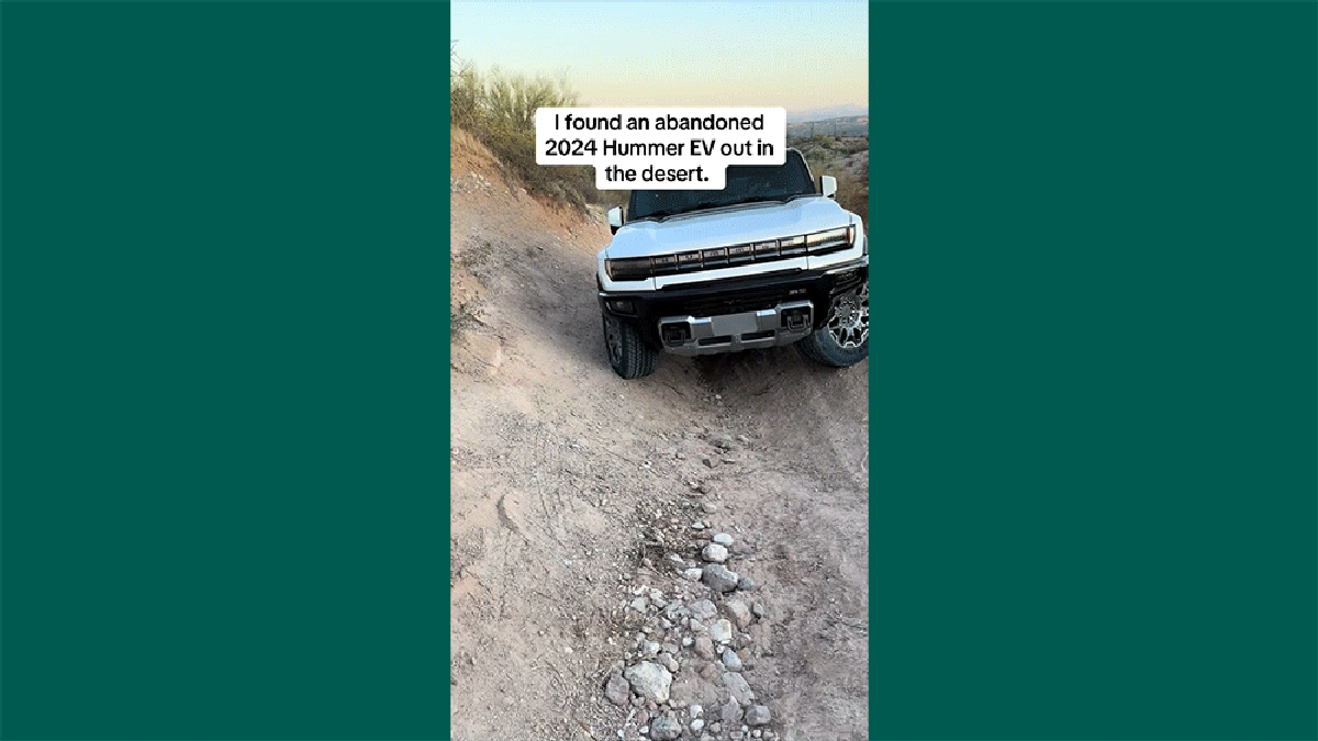 GMC Hummer EV Left Abandoned On Off-Road Trail After Suspension Failure