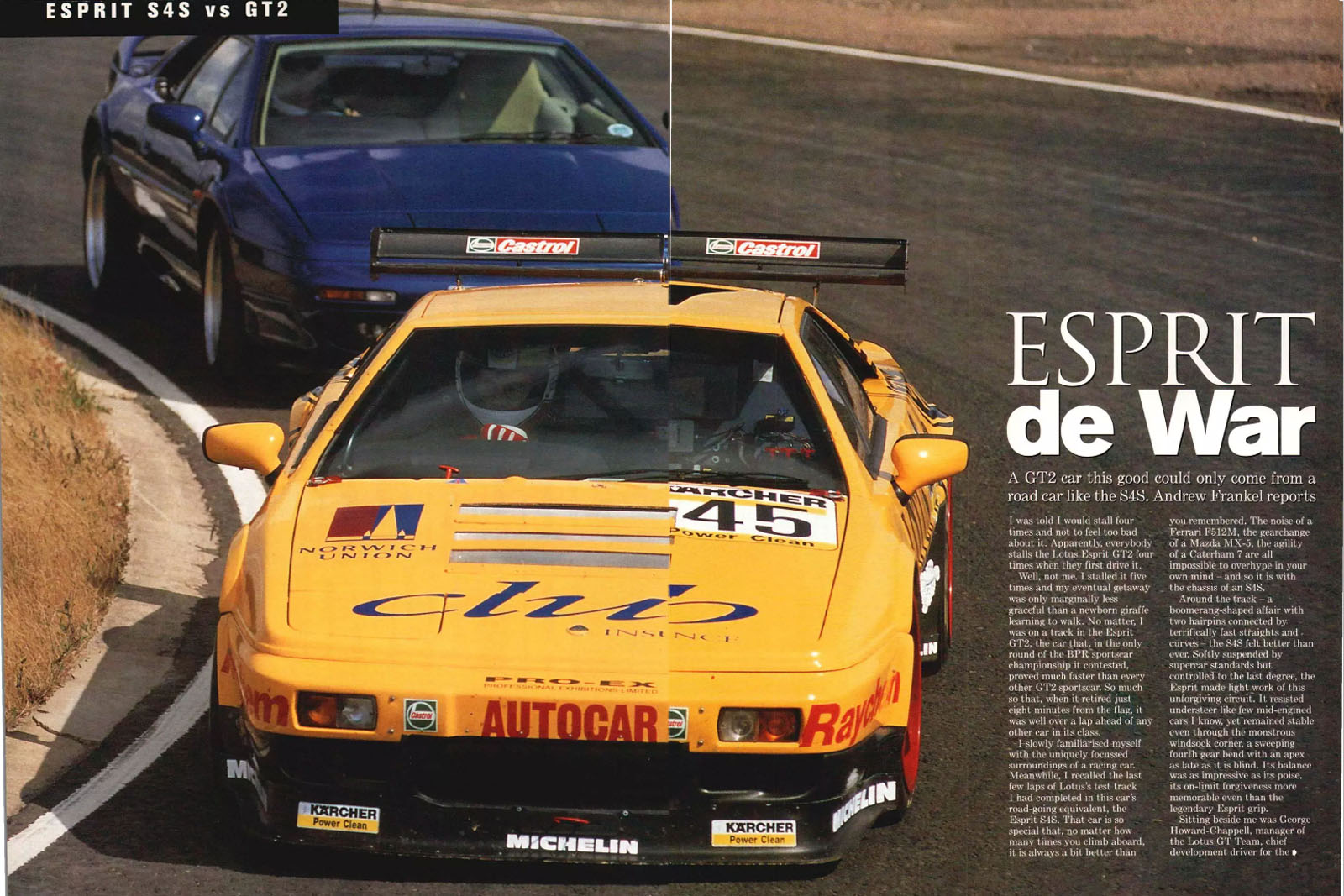 Esprit de War: When Lotus’ GT2 racer met its road-going sibling