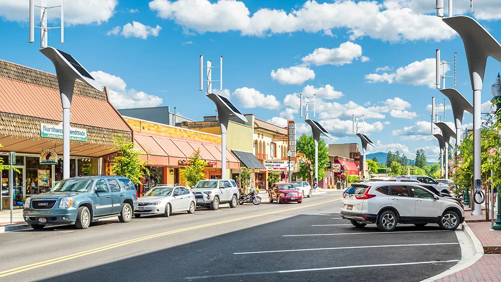 Solar-powered curbside EV charging concept taps streetlights